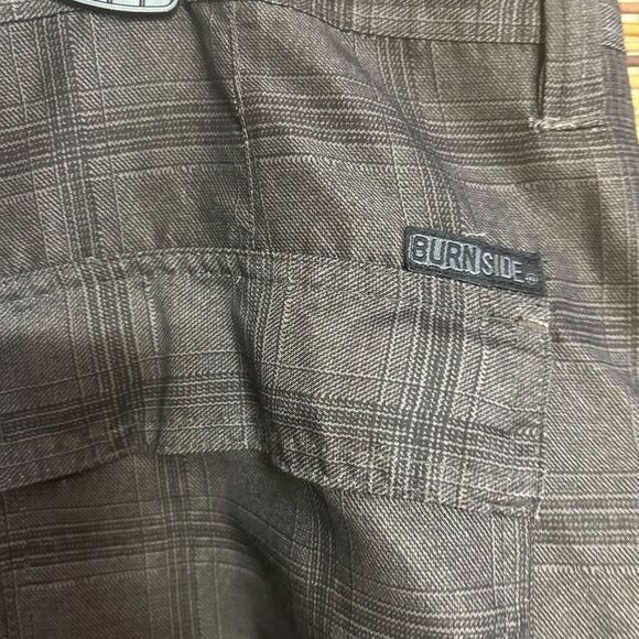 Burnside Plaid Size 38 Board Shorts Hybrid Trunks - Picture 4 of 4